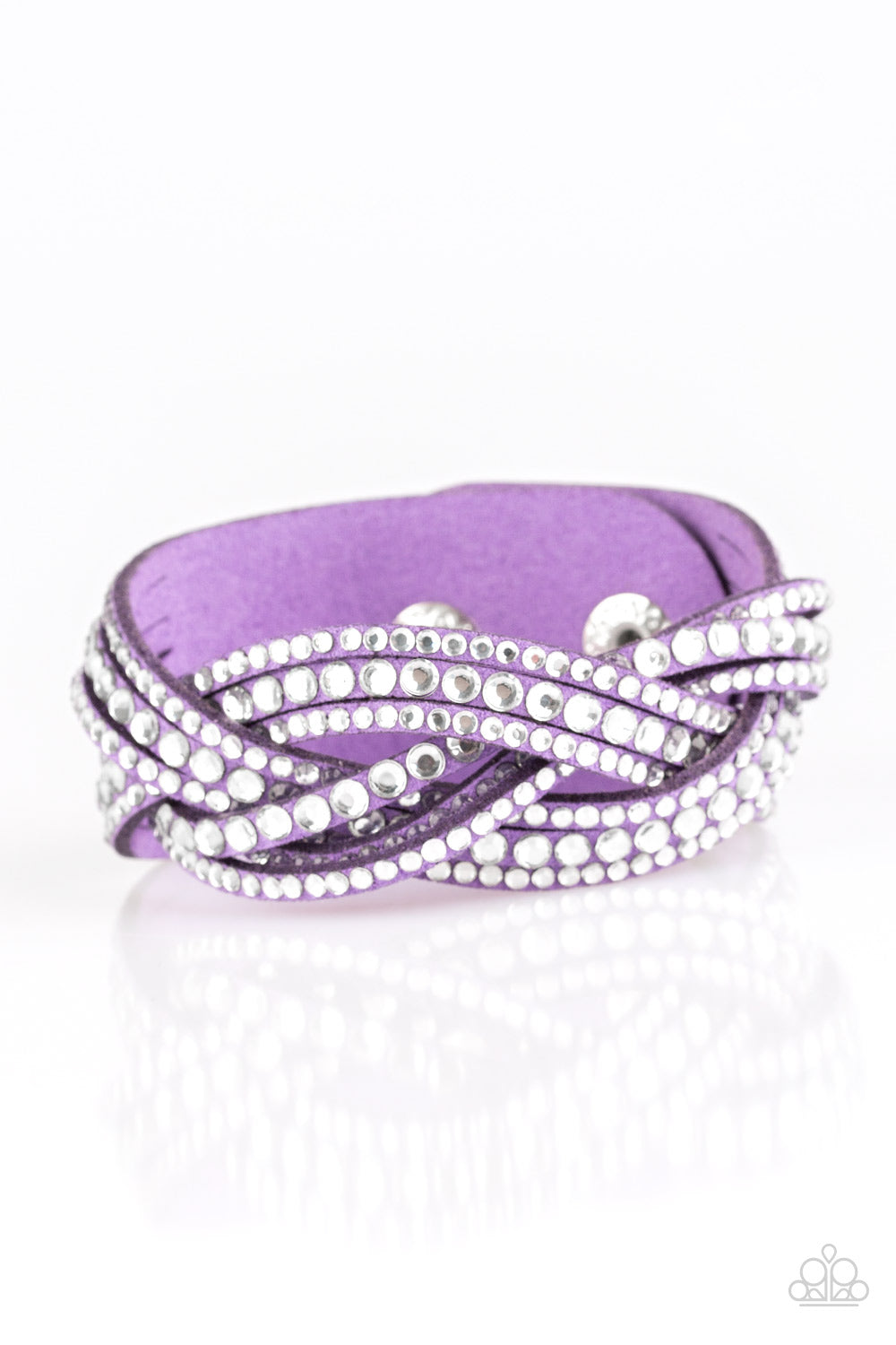 Bring On the Bling - purple - Paparazzi bracelet