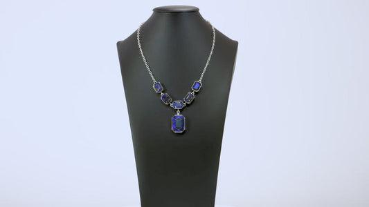 Million Dollar Moment - blue - Paparazzi necklace