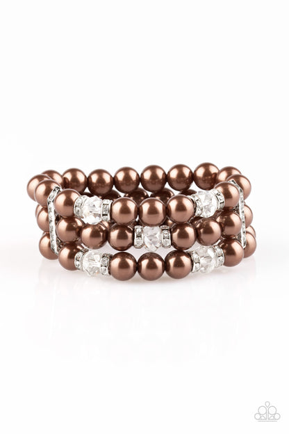 Undeniably Dapper - brown - Paparazzi bracelet