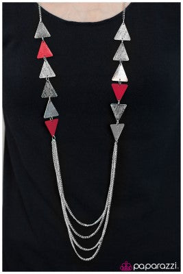 Career Woman - red - Paparazzi necklace