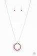 Gather around gorgeous red necklace Clearance