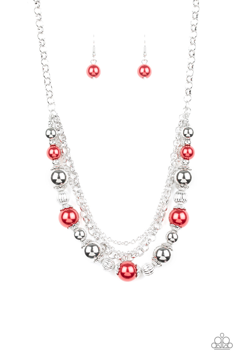 5th Avenue Romance - red - Paparazzi necklace