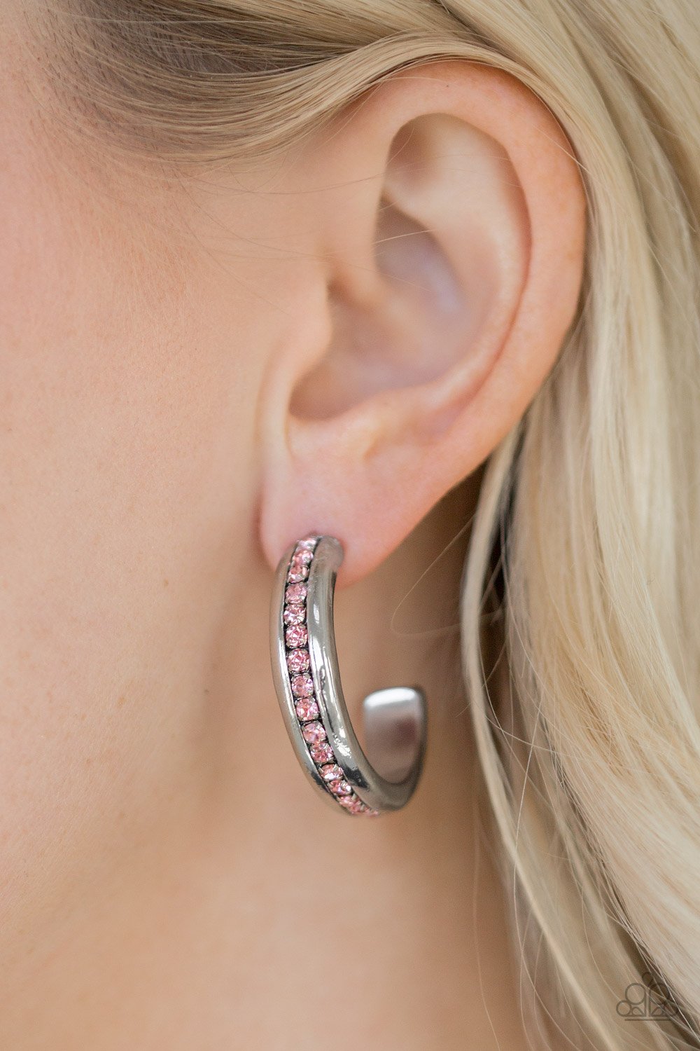 5th Avenue Fashionista - pink - Paparazzi earrings