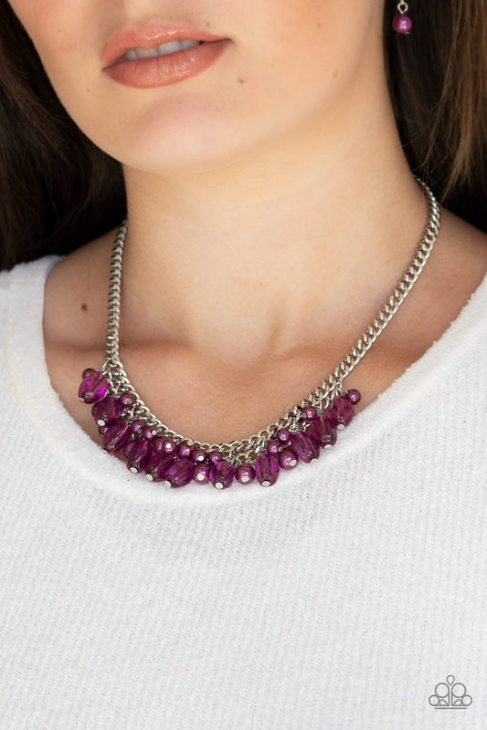 5th Avenue Flirtation-purple-Paparazzi necklace
