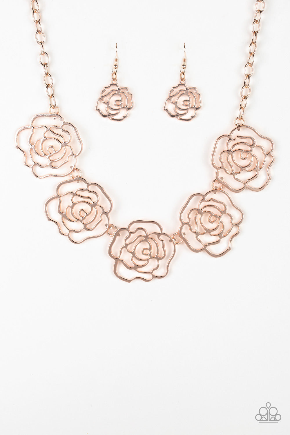 Budding Beauty - rose gold - Paparazzi necklace