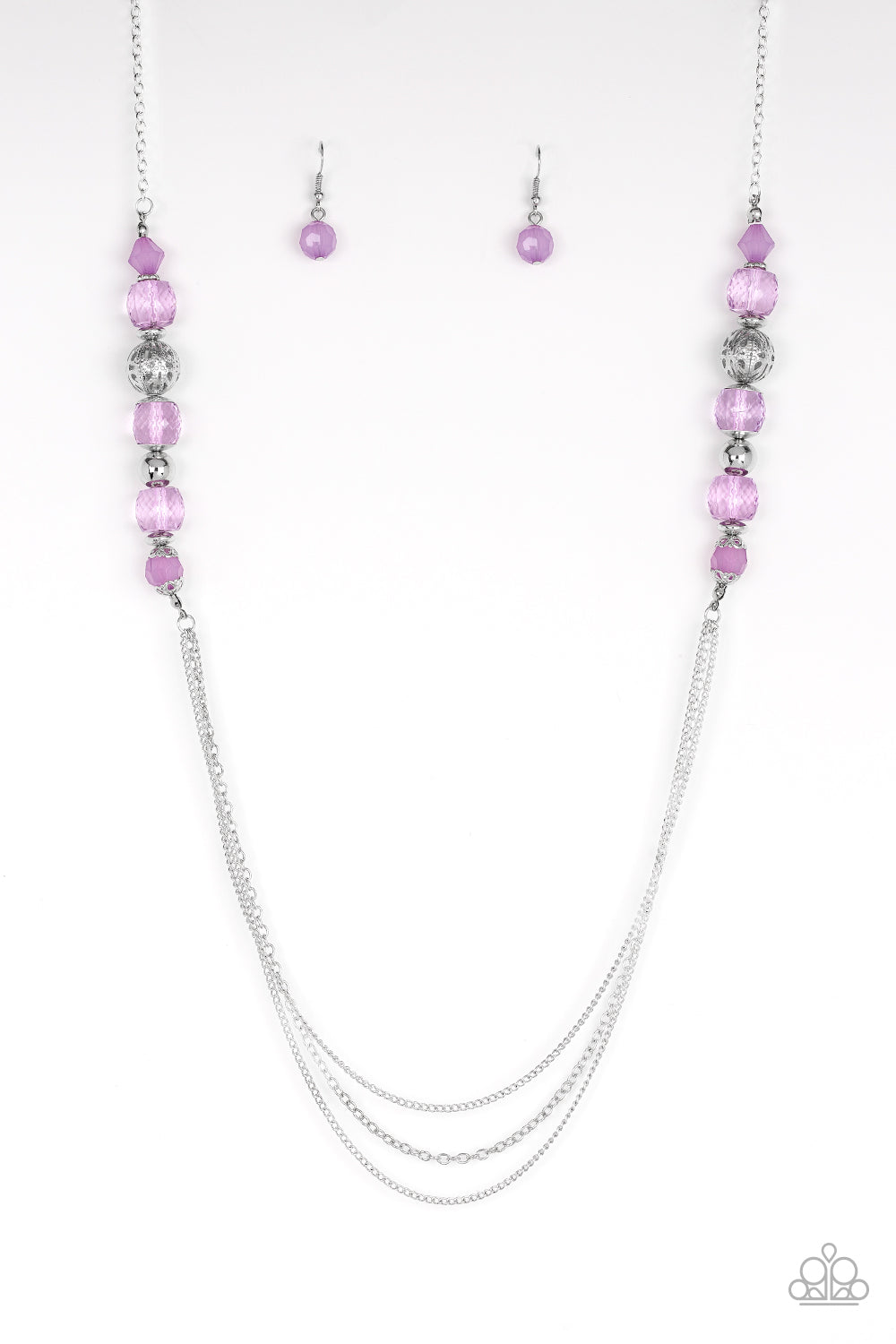 Native New Yorker - purple - Paparazzi necklace