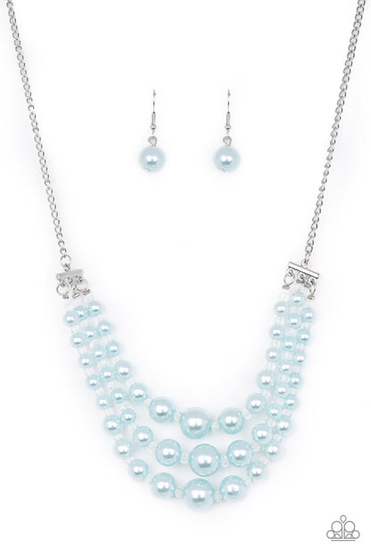 Spring Social - blue - Paparazzi necklace