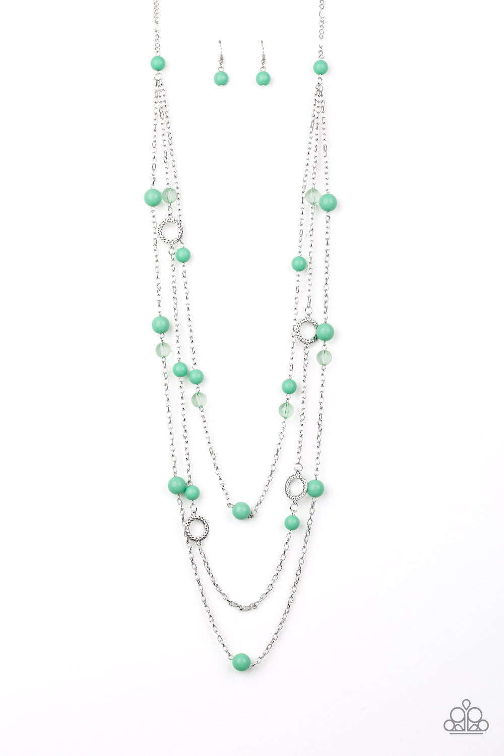 Brilliant Bliss - green - Paparazzi necklace