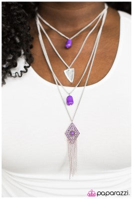 A Gypsy Soul - Purple - Paparazzi necklace