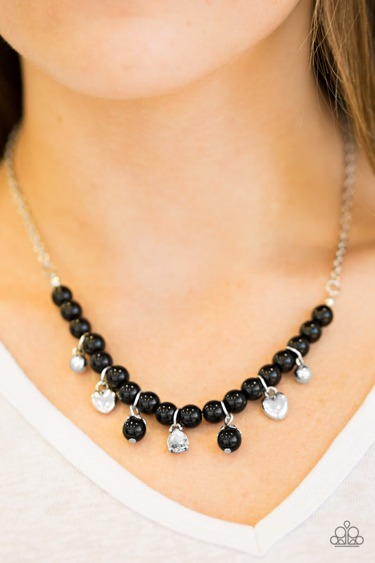A HEART Luck Story - black - Paparazzi necklace