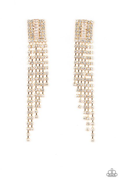 A-Lister Affirmations - gold - Paparazzi earrings