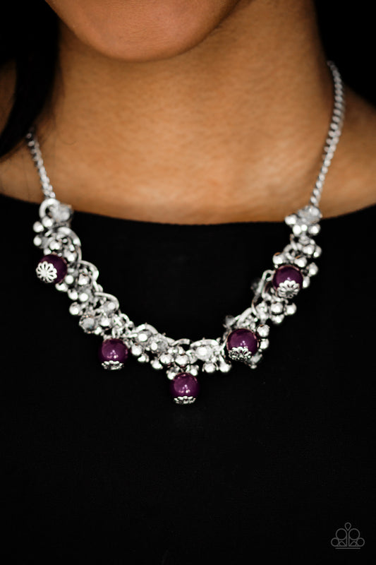 A Pop of Posh - purple - Paparazzi necklace