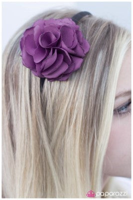 A Rose is a Rose - purple - Paparazzi headband
