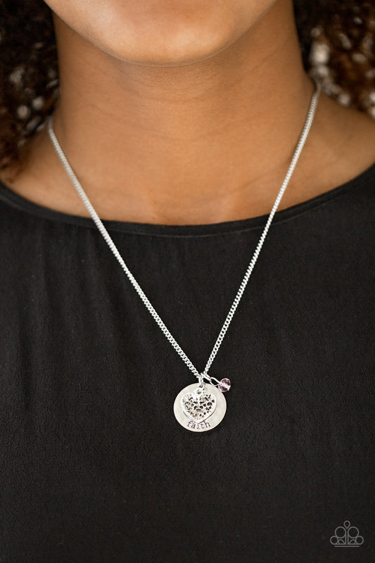 A Show of Good Faith - pink - Paparazzi necklace