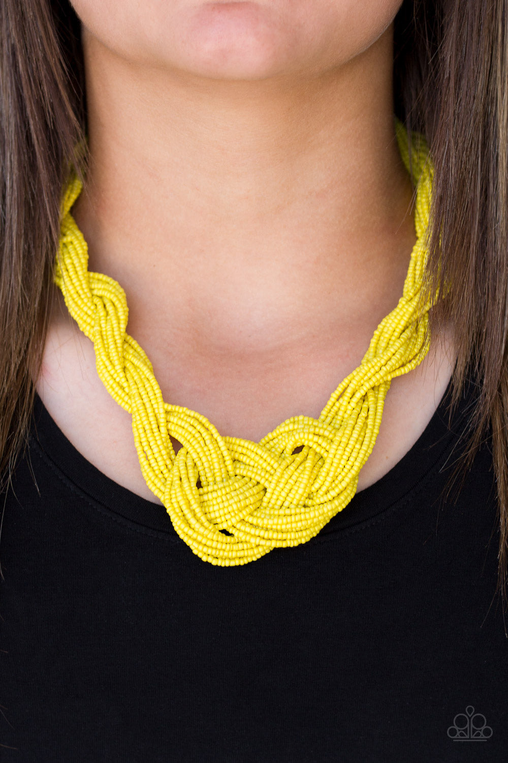 A Standing Ovation - yellow - Paparazzi necklace