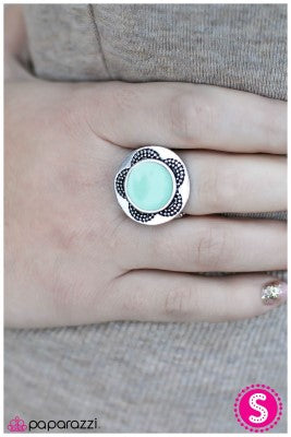 A Sunny Disposition - Blue - Paparazzi ring