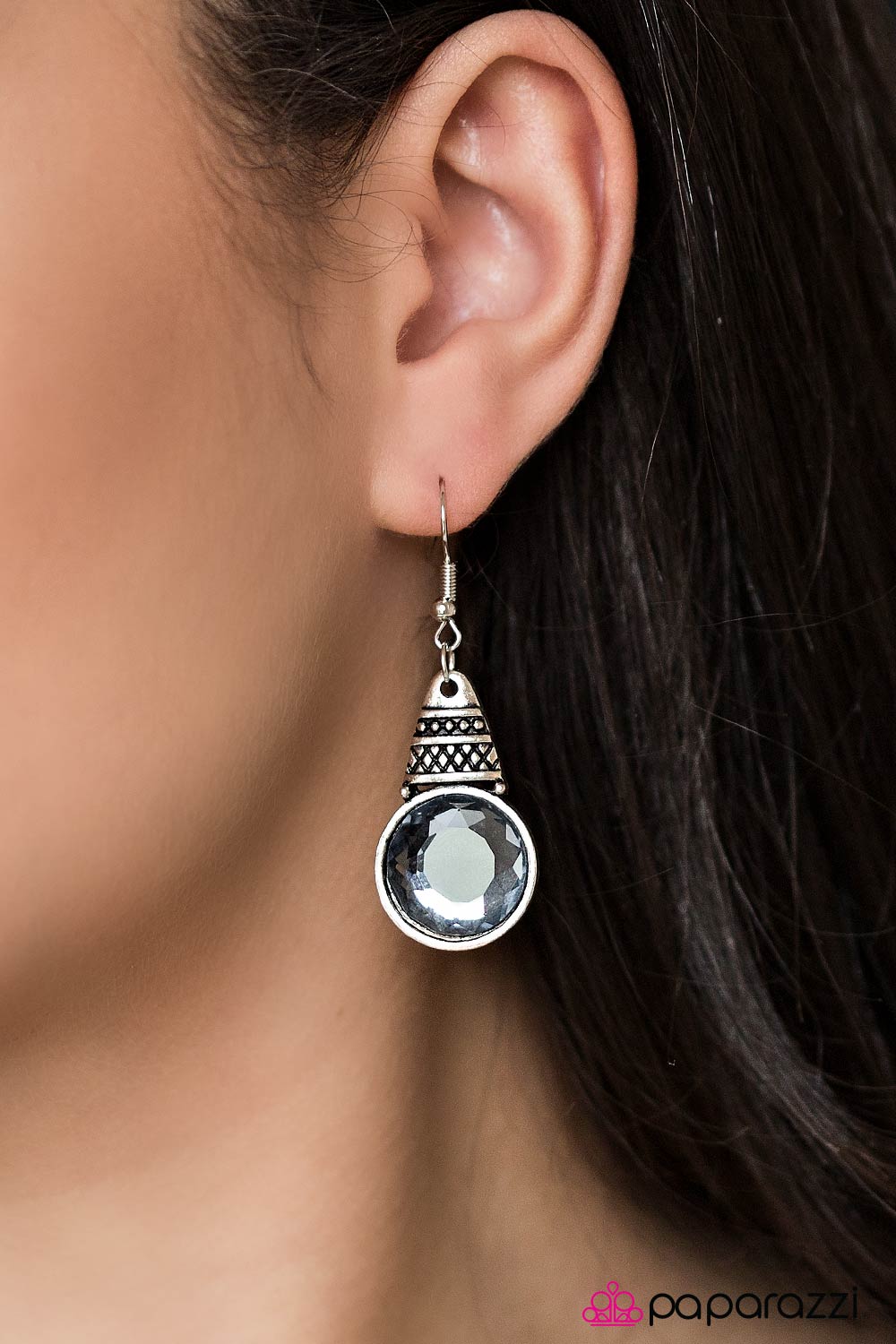 A Touch Of GLASS - Paparazzi earrings
