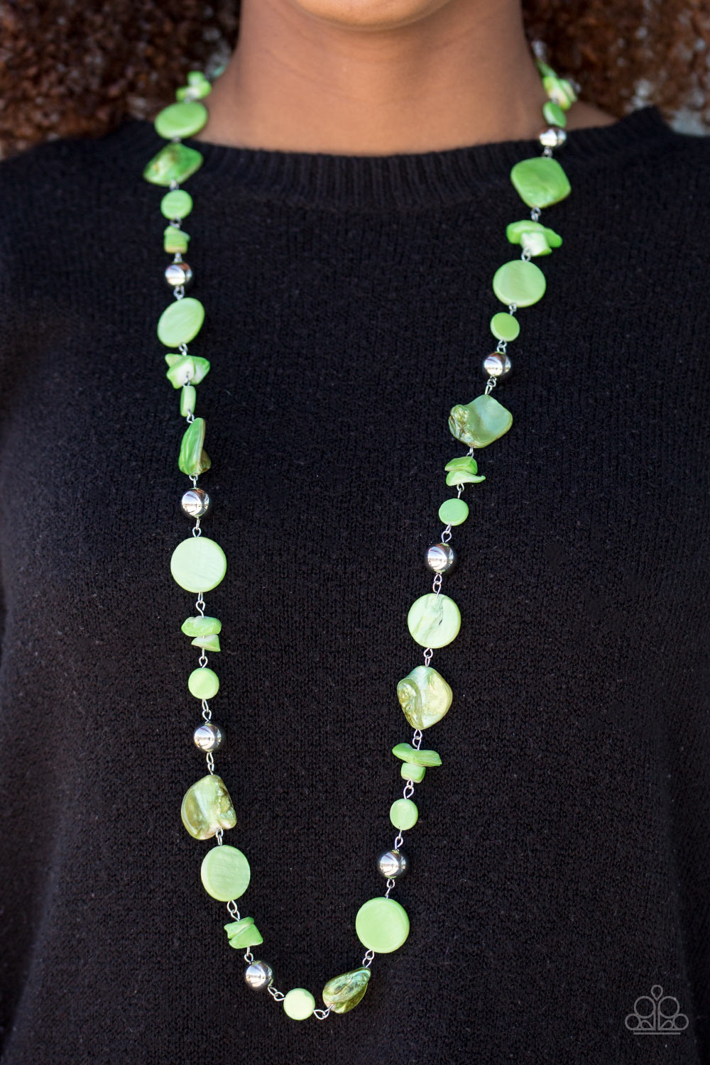 A World to SEA - green - Paparazzi necklace