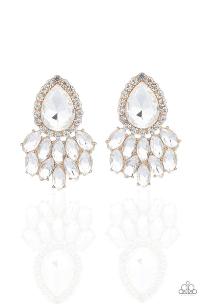 A Breath of Fresh HEIR - gold - Paparazzi earrings