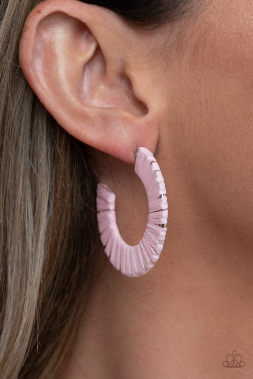 A Chance of RAINBOWS - pink - Paparazzi earrings