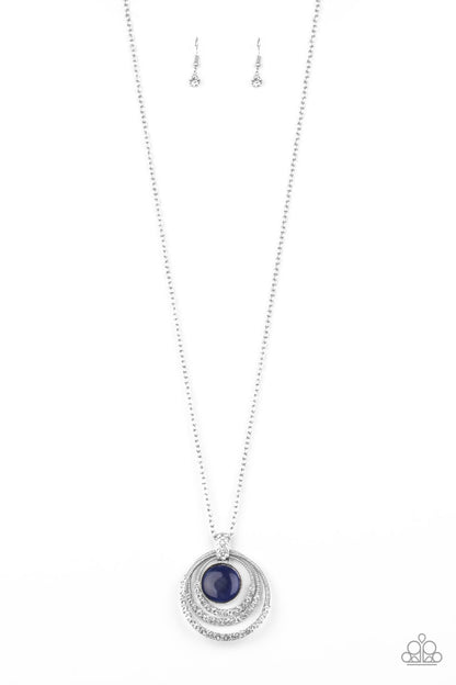 A Diamond a Day - blue - Paparazzi necklace