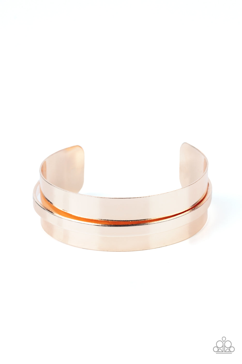 A HAUTE Number - rose gold - Paparazzi bracelet