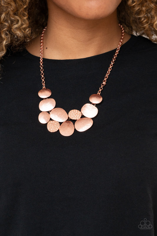A Hard LUXE Story - copper - Paparazzi necklace