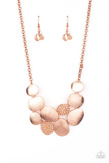 A Hard LUXE Story - copper - Paparazzi necklace