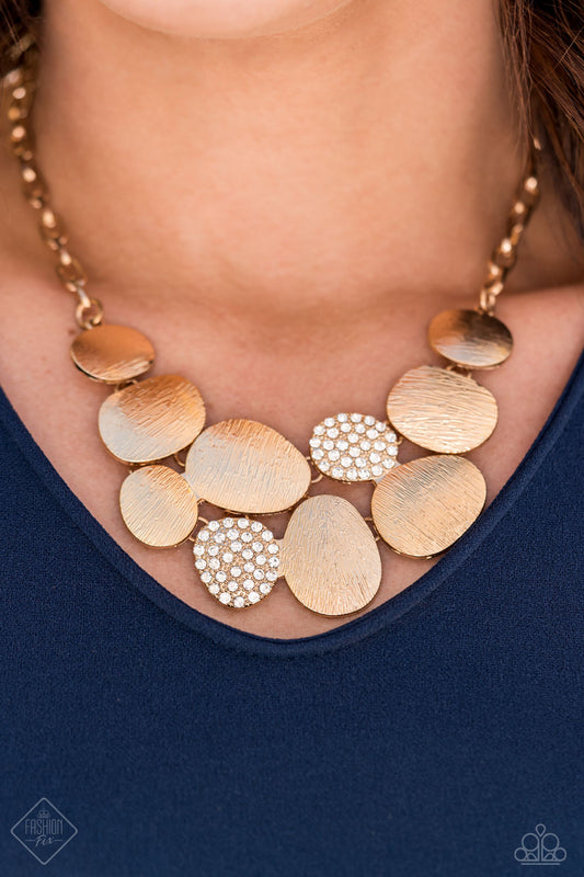 A Hard LUXE Story - gold - Paparazzi necklace