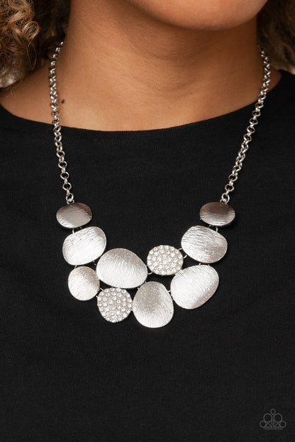 A Hard LUXE Story - white - Paparazzi necklace