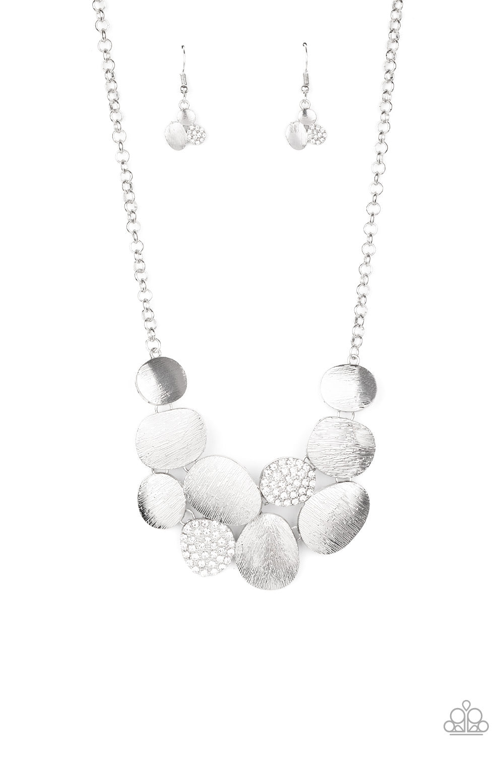 A Hard LUXE Story - white - Paparazzi necklace