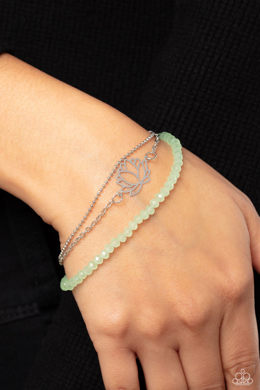 A LOTUS Like This - green - Paparazzi bracelet