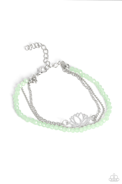 A LOTUS Like This - green - Paparazzi bracelet