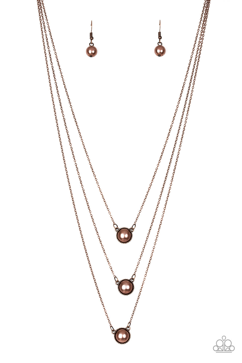 A Love for Luster - copper - Paparazzi necklace