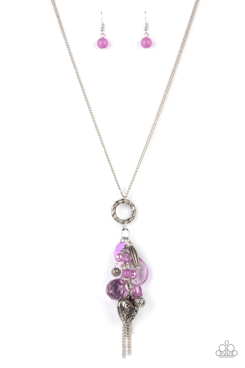 AMOR to Love - purple - Paparazzi necklace