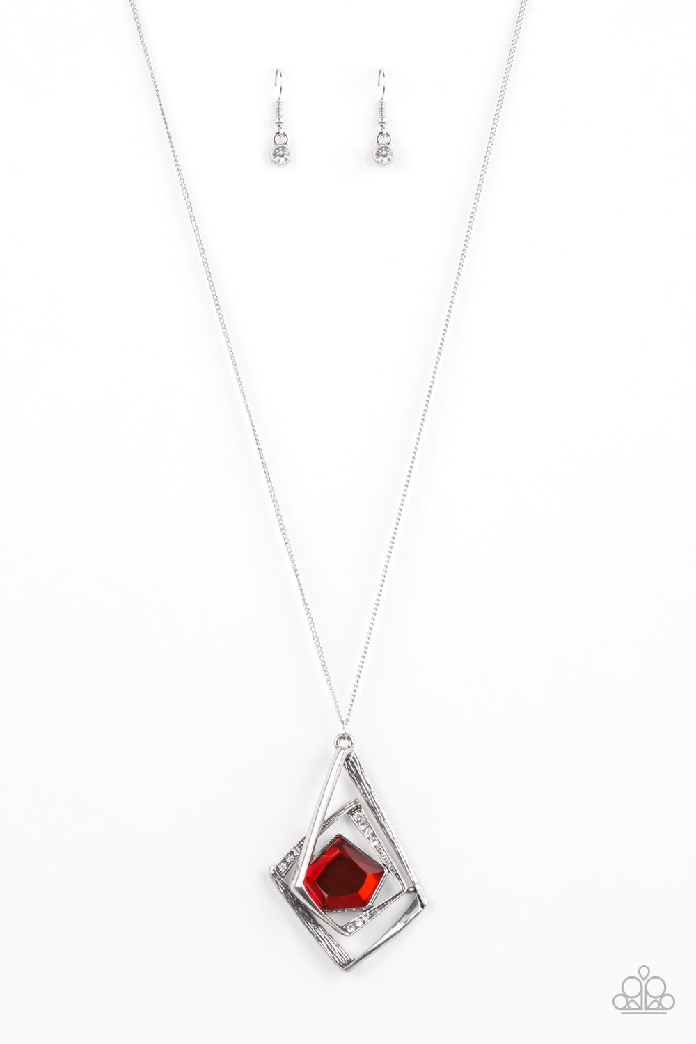 A MODERN Citizen - red - Paparazzi necklace