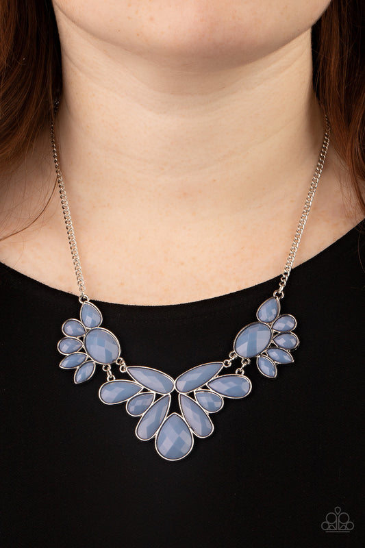 A Passing FAN-cy - blue - Paparazzi necklace