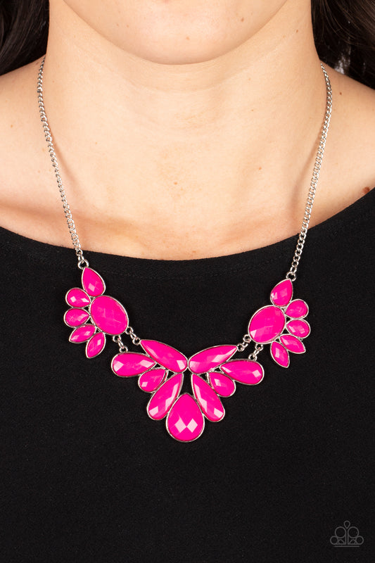 A Passing FAN-cy - pink - Paparazzi necklace