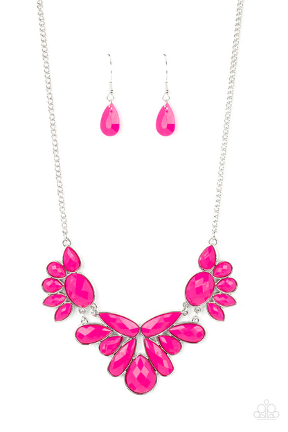 A Passing FAN-cy - pink - Paparazzi necklace