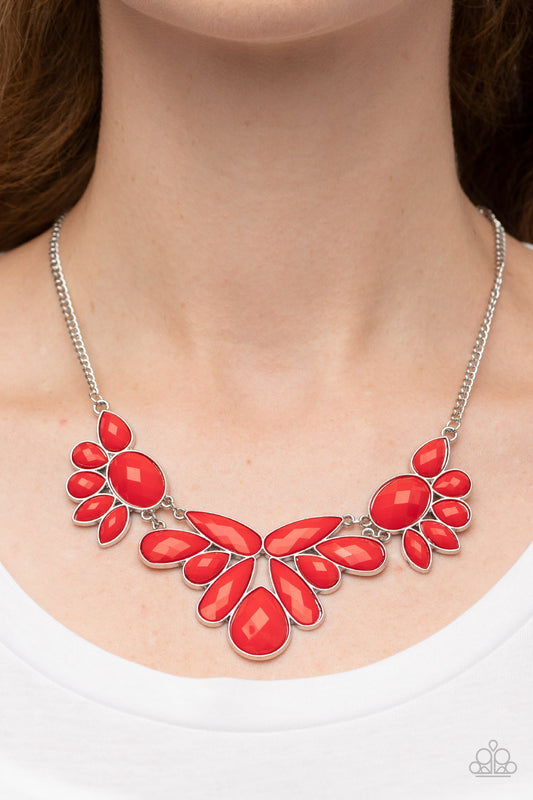 A Passing FAN-cy - red - Paparazzi necklace