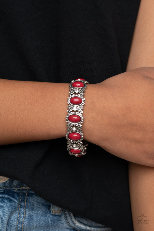 A Piece of Cake - red - Paparazzi bracelet