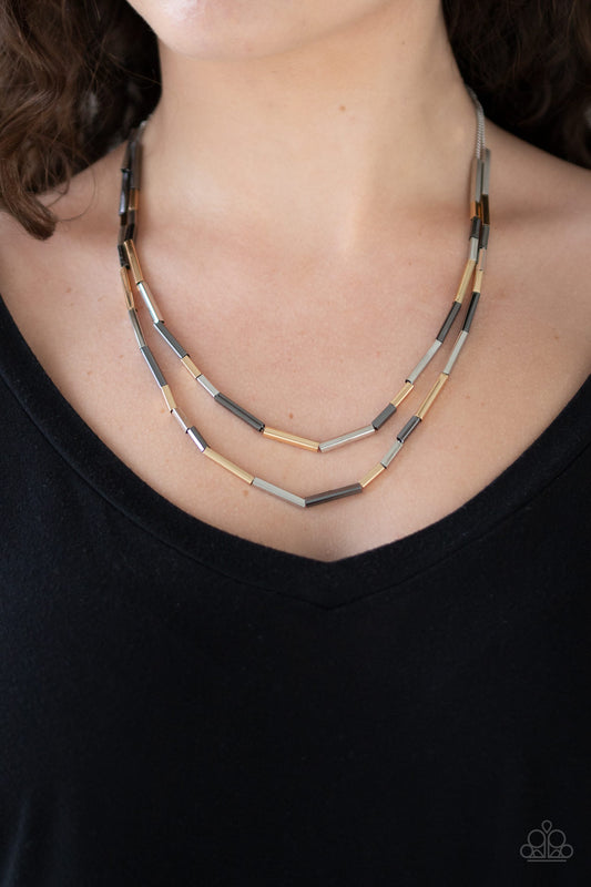 A Pipe Dream - multi - Paparazzi necklace