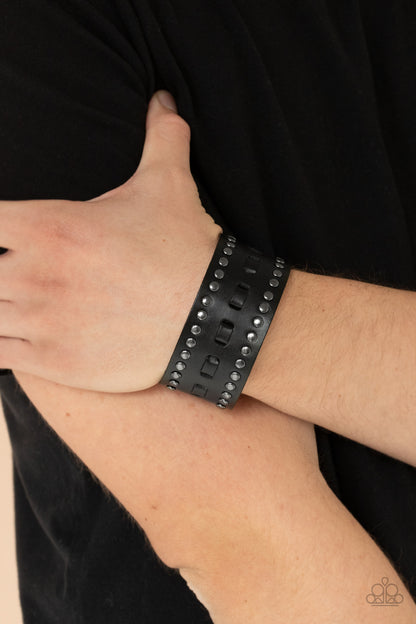 A ROAM With A View - black - Paparazzi mens bracelet