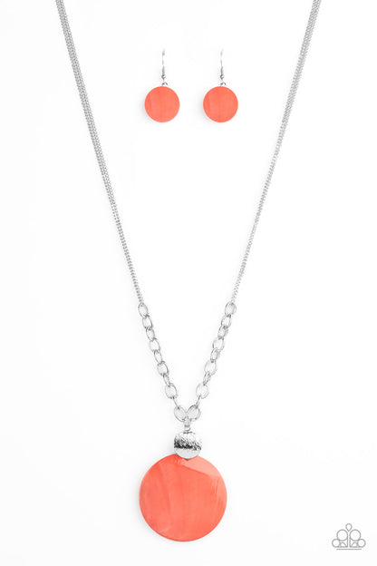 A Top SHELLer - orange - Paparazzi necklace