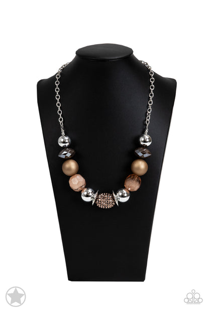 A Warm Welcome - brown - Paparazzi necklace
