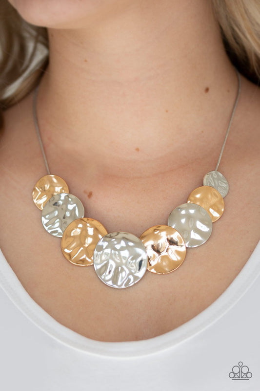 A Daring Discovery-silver-Paparazzi necklace