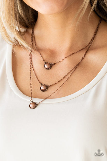 A Love for Luster-copper-Paparazzi necklace