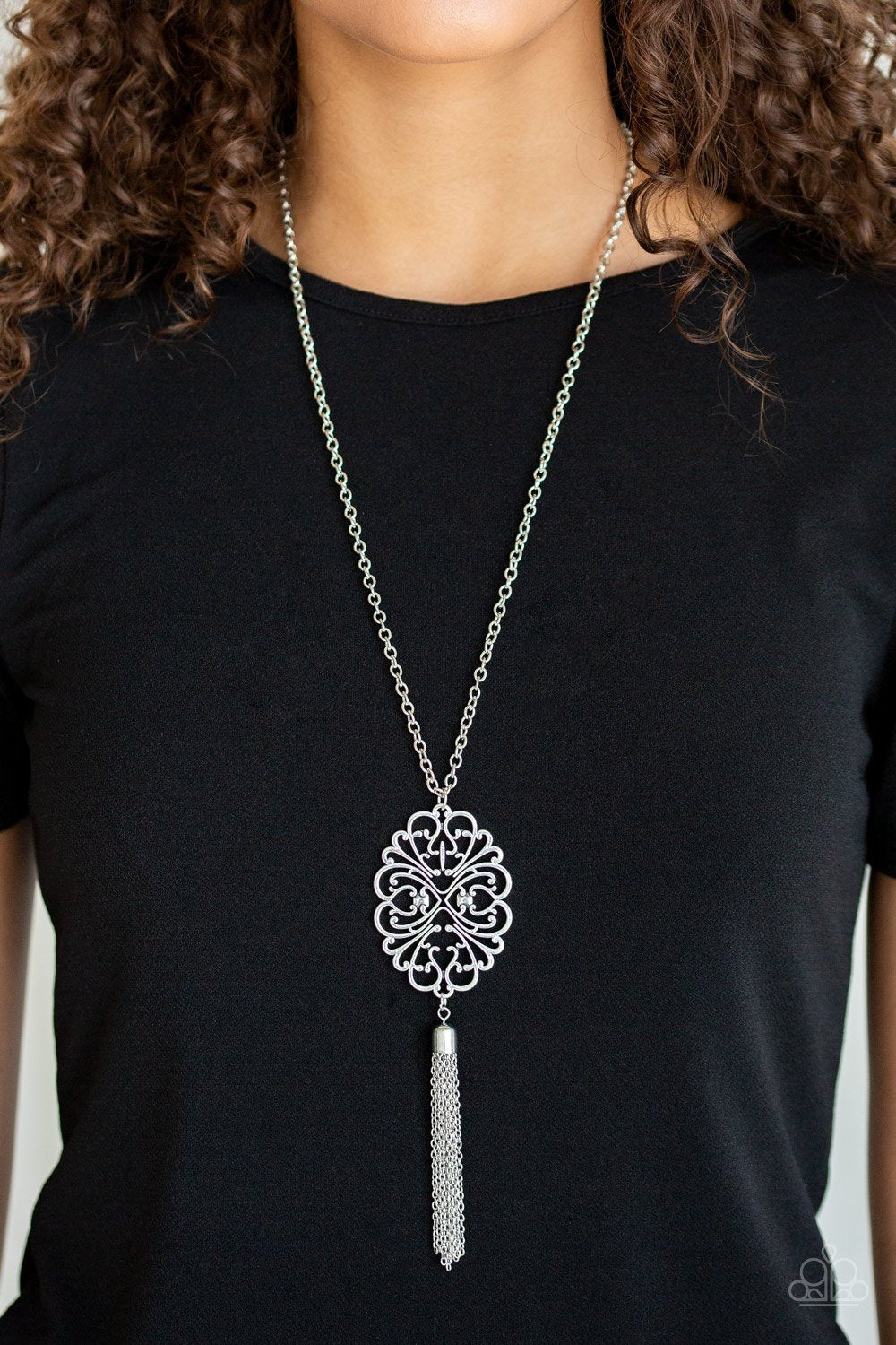 A MANDALA of the People-silver-Paparazzi necklace