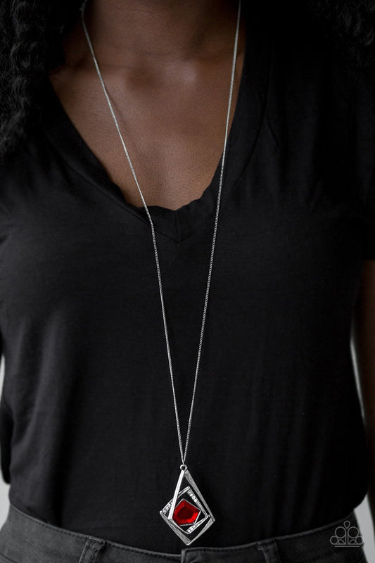 A Modern Citizen-red-Paparazzi necklace