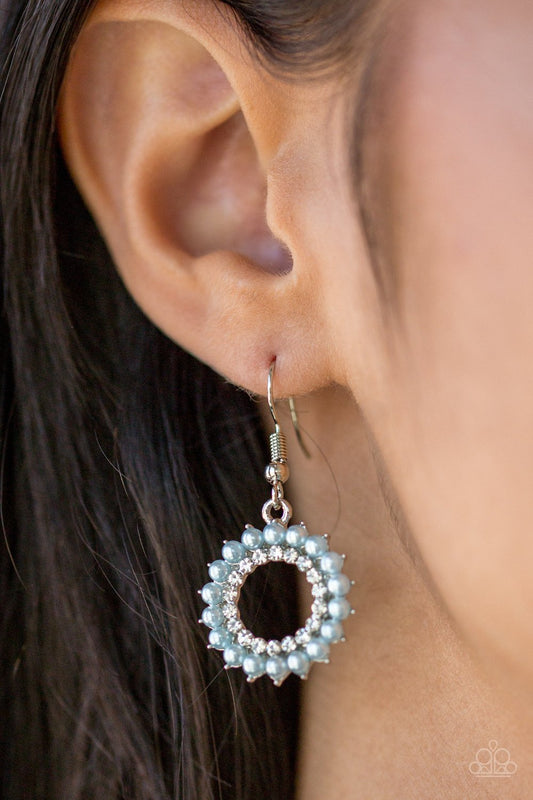 A Proper Lady - blue - Paparazzi earrings